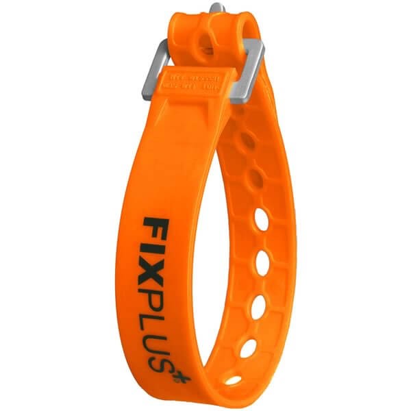 Fixplus strap vélo sangle élastique orange accessoires vélo camping fixation antivol 35cm