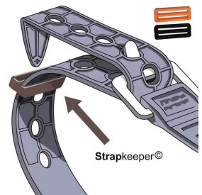 Strapkeeper 4er-Pack schwarz oder orange für Fixplus Strap 35cm 46cm 66cm und 86cm